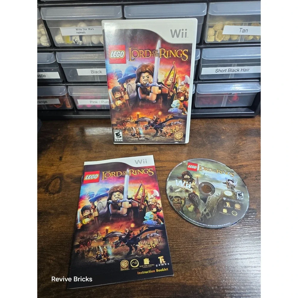 LEGO The Lord of the Rings (Nintendo Wii 2012) CIB Complete Tested Working Great